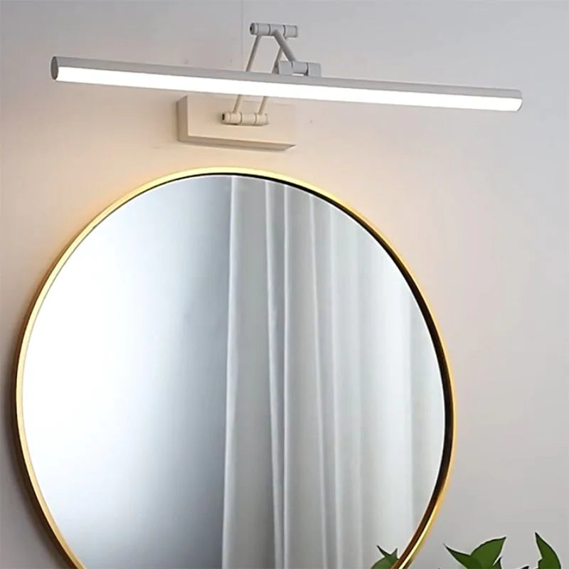 Spiegellampe LED Schwarz Weiß Metall Acryl IP44 Bad Bad Modern 40-100cm | Restfield
