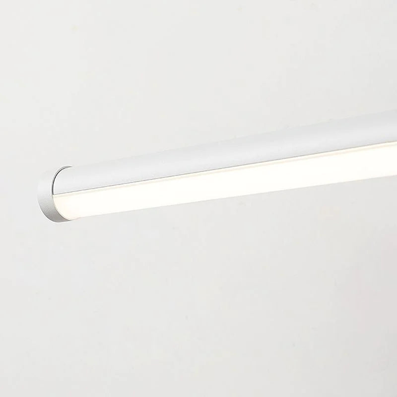 Linear LED Wall Light Metal Black White Mirror Bathroom Bedroom Living Room Modern Scandinavian Interior | Sansoti