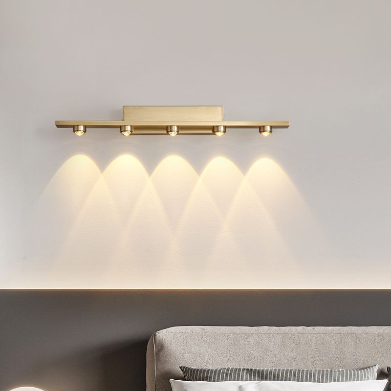 Wandlamp met Golvend Lichtpatroon Metaal Acryl 3 5 7 Lichtpunten Warm Wit LED Slaapkamer Eetkamer Woonkamer | Sansoti