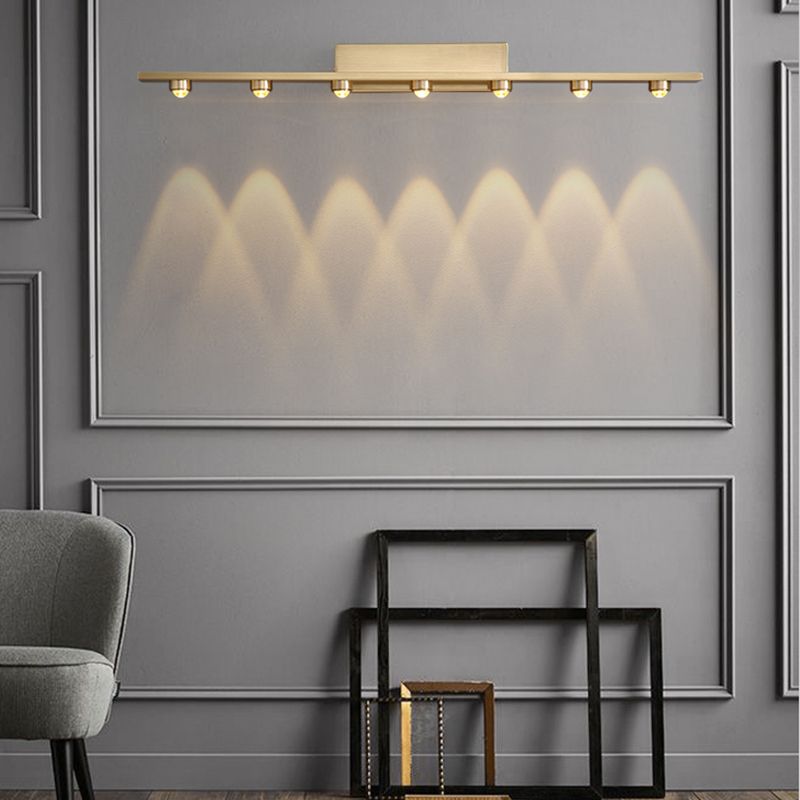 Wandlamp met Golvend Lichtpatroon Metaal Acryl 3 5 7 Lichtpunten Warm Wit LED Slaapkamer Eetkamer Woonkamer | Sansoti