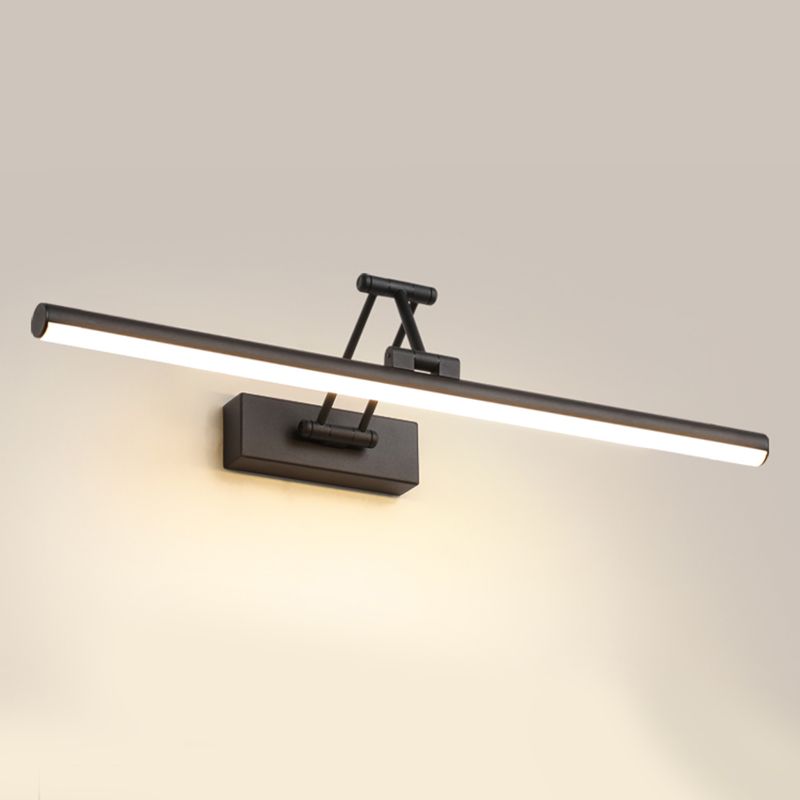 Spiegellampe LED Schwarz Weiß Metall Acryl IP44 Bad Bad Modern 40-100cm | Restfield