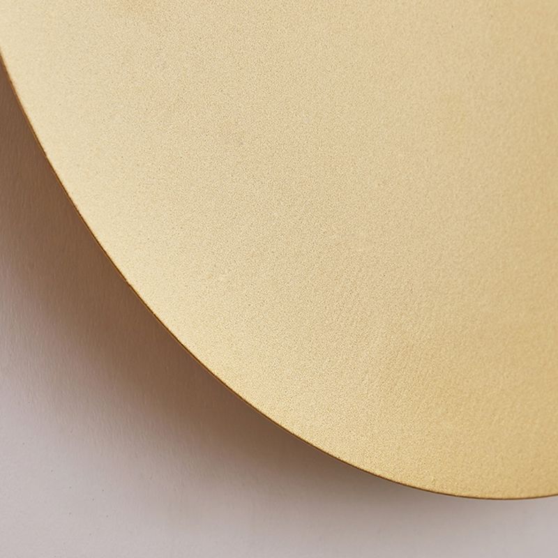 Runde Metall-Wandleuchte LED Moderne Strahlen Schwarz Weiß Gold Schlafzimmer Wohnzimmer Designbeleuchtung 20-50cm | Sansoti