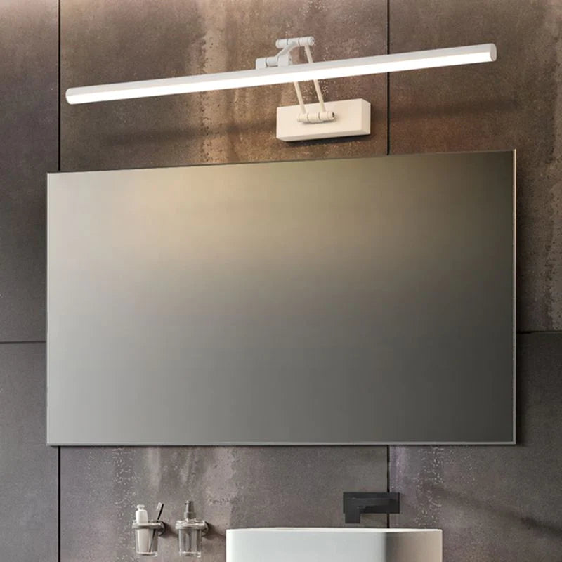 Spiegellampe LED Schwarz Weiß Metall Acryl IP44 Bad Bad Modern 40-100cm | Restfield