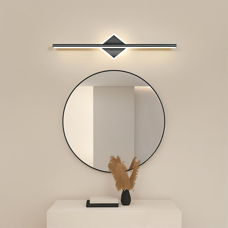 LED Wall Lamp Black-Gold Modern Design 40cm with Silicone Detail for Living Room Bedroom Bathroom | Sansoti
