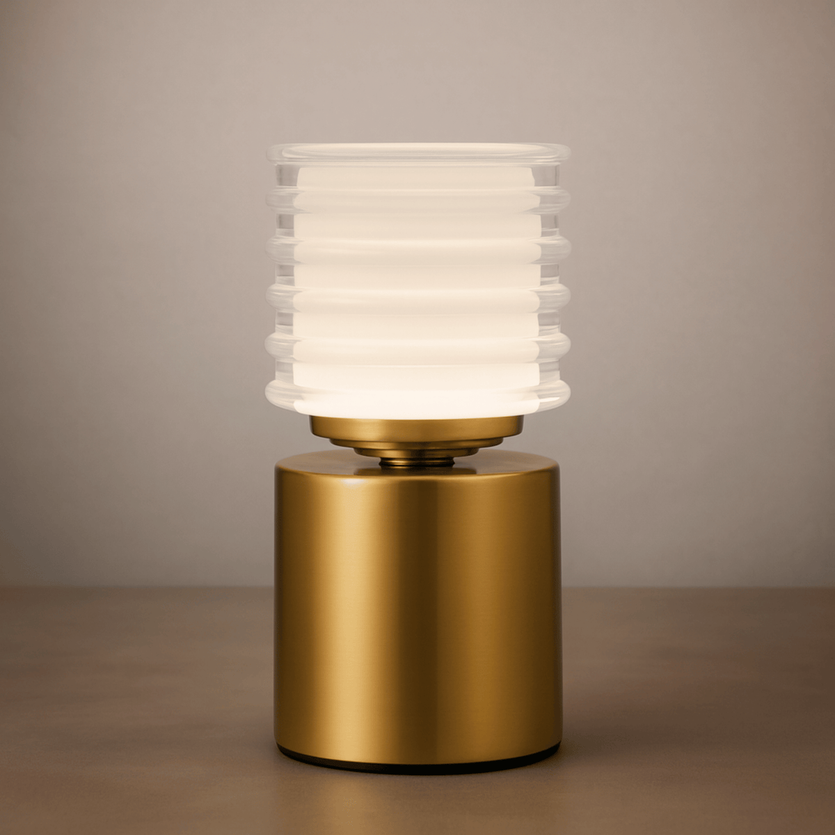 Portable rechargeable LED table lamp with touch control, dimmable adjustable color temperature ambient light | Sansoti