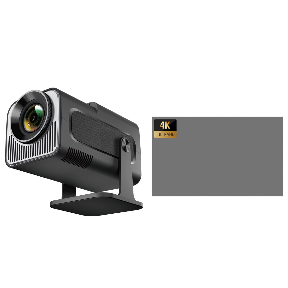 Compact LED Projector 1080p Full HD Android Streaming WiFi Projector for Home Theater and Outdoor Entertainment | Sansoti