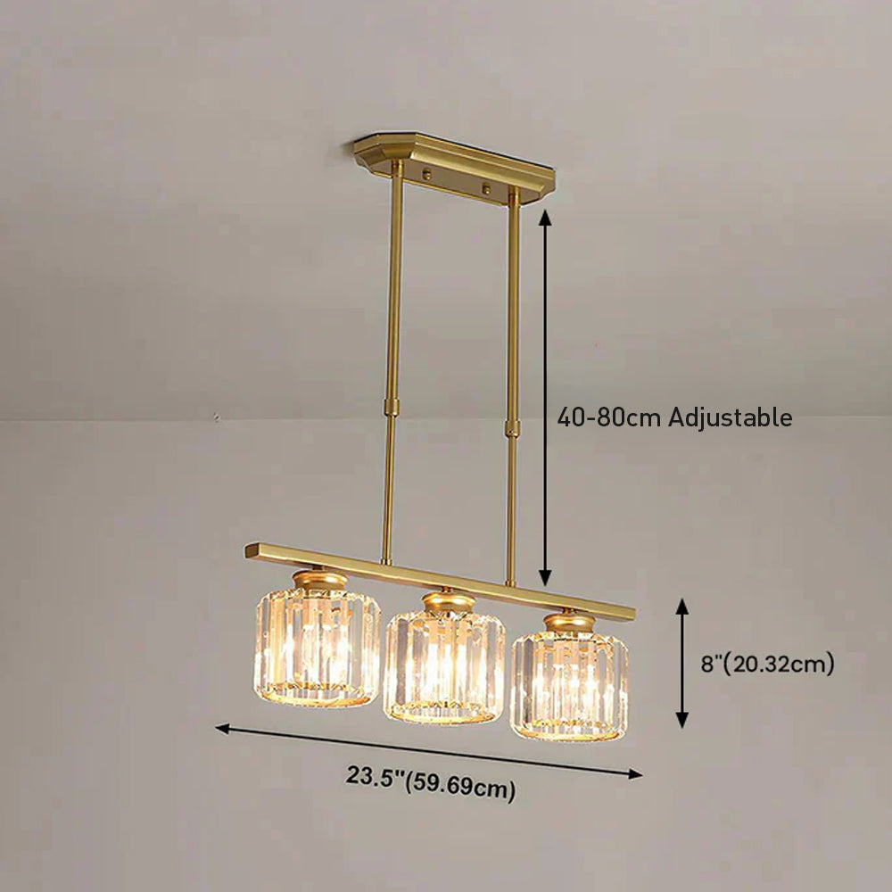 Hanglamp Eettafel Glas Zwart Goud 3 Of 4 Lichts E27 Modern | Sansoti