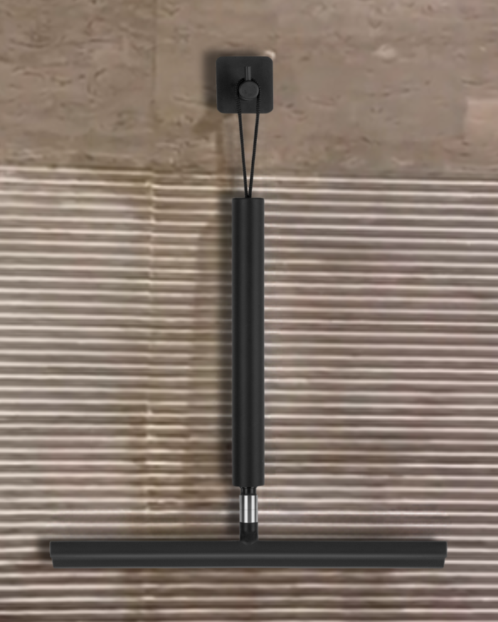 Uitschuifbare Rakel met Telescoopsteel voor Douche Badkamer Ramen - Streepvrij Reinigen tot 107 cm Lang | Sansoti