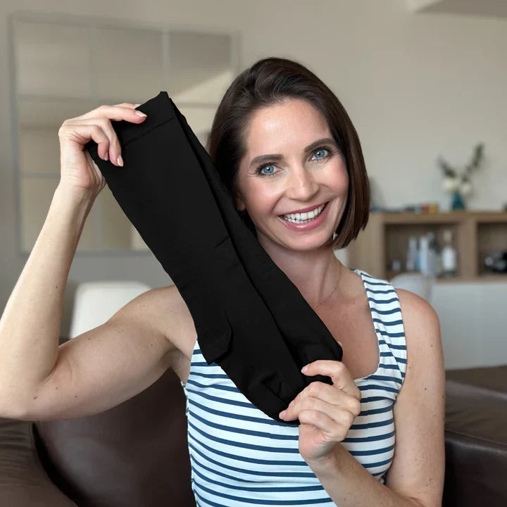 Compression Socks with Graduated Compression Seamless Breathable Black Skin Tone S to 7XL Comfortable Socks for Everyday Wear | Sansoti