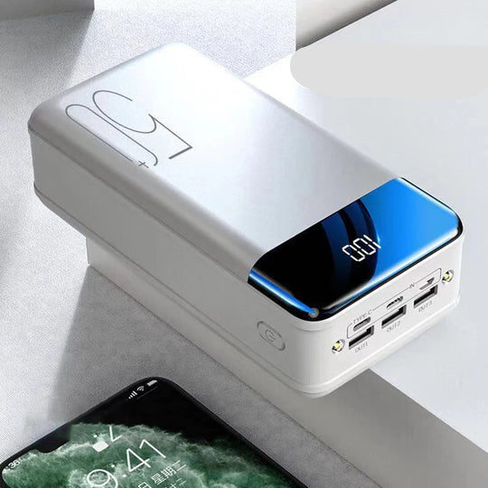 Powerbank 100000mAh Snelladen USB-C Laptop Smartphone Tablet Reizen Camping Noodstroom | Sansoti