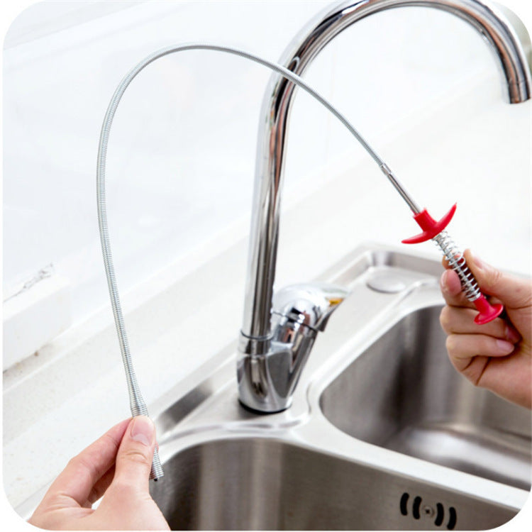 Drain Unclogging Hook — Flexible Tool for Drains & Pipes | Sansoti