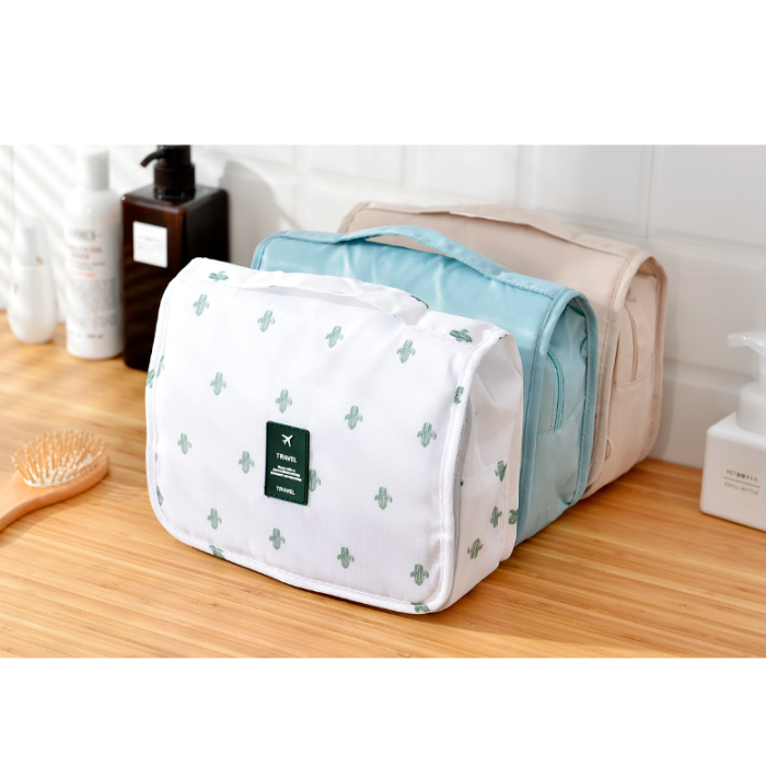 Toilettas met Ophangsysteem en Waterdichte Buitenkant Perfecte Organizer voor Verzorgingsproducten op Reis | Sansoti