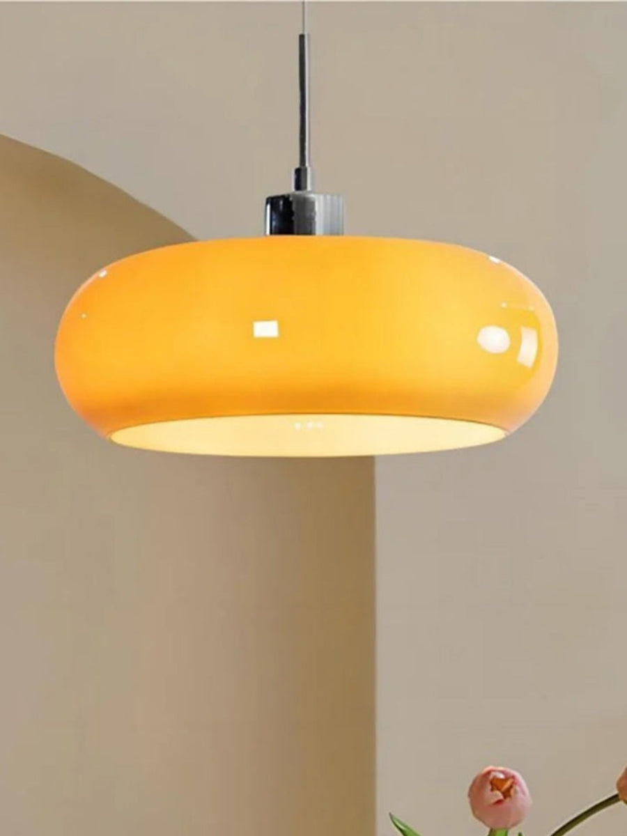 Bauhaus Glazen Hanglamp Metaal 11cm Nordic Design Eetkamer Keuken | Sansoti
