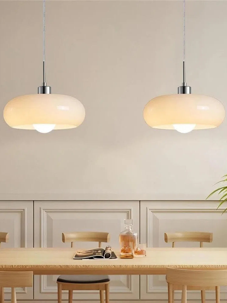 Bauhaus Glazen Hanglamp Metaal 11cm Nordic Design Eetkamer Keuken | Sansoti