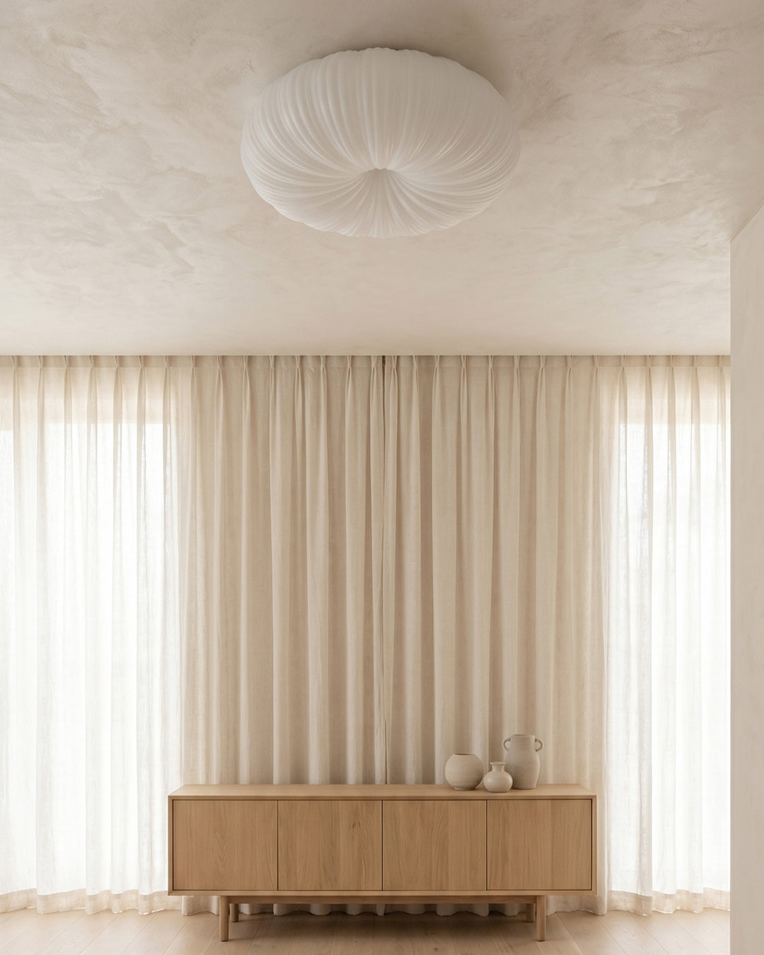 Plafondlamp Iris Scandinavisch Dimbaar Metaal & Acryl met Afstandsbediening voor Moderne Woonruimtes Slaapkamer Eetkamer Sfeerverlichting | Sansoti