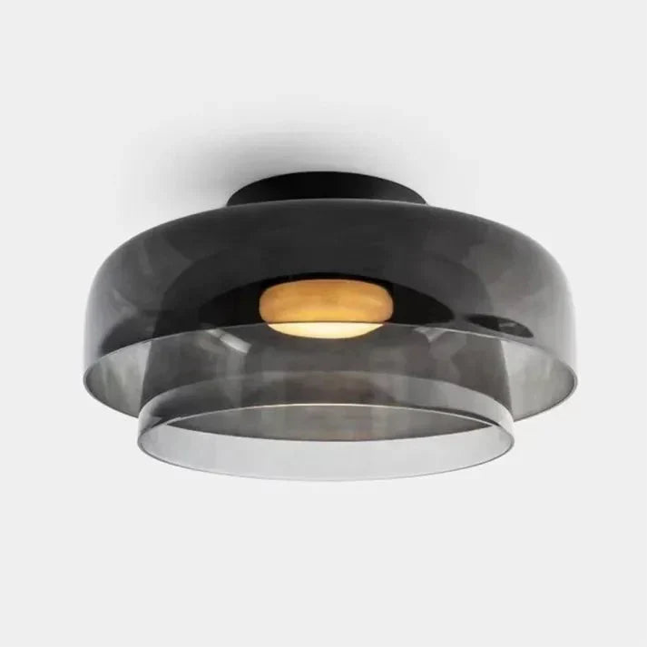 Moderne dreifarbige LED-Glas-Deckenleuchte im skandinavischen Design für Esszimmer und Wohnzimmer, Schlafzimmerbeleuchtung | Sansoti