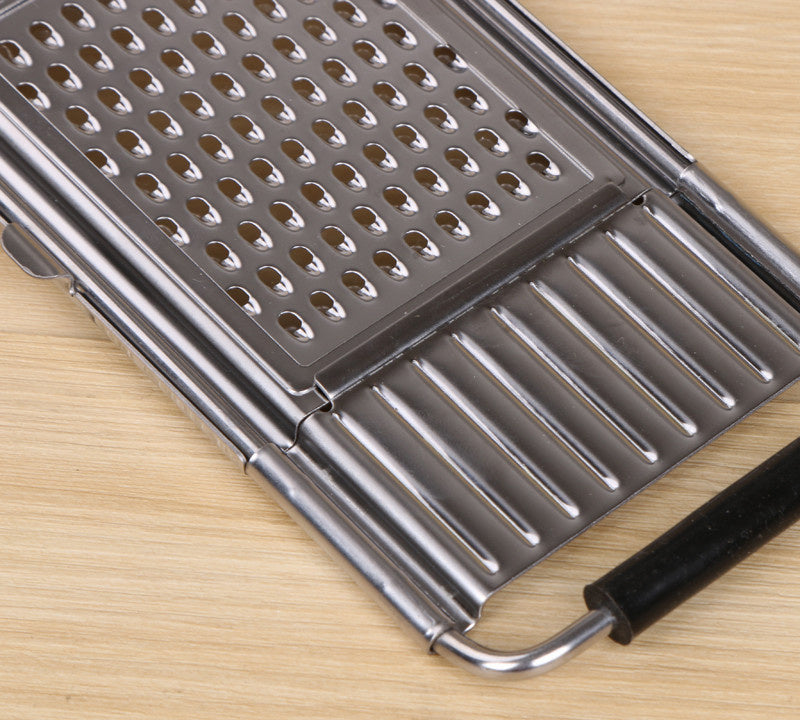 Stainless Steel Grater – Multifunctional Kitchen Grater with Ergonomic Handle for Vegetables & Cheese | Sansoti
