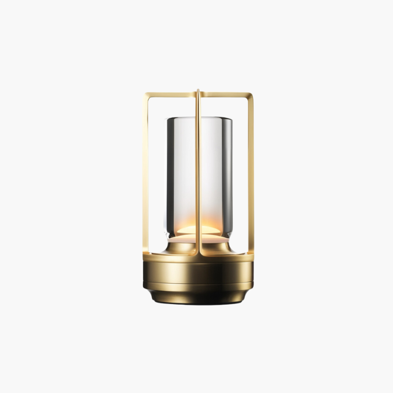 Elegant Table Lamp Crystal Glass Dimmable 3 Light Settings Rechargeable 18 Hour Battery Wireless 2600mAh For Living Room Bedroom Office Outdoor | Sansoti