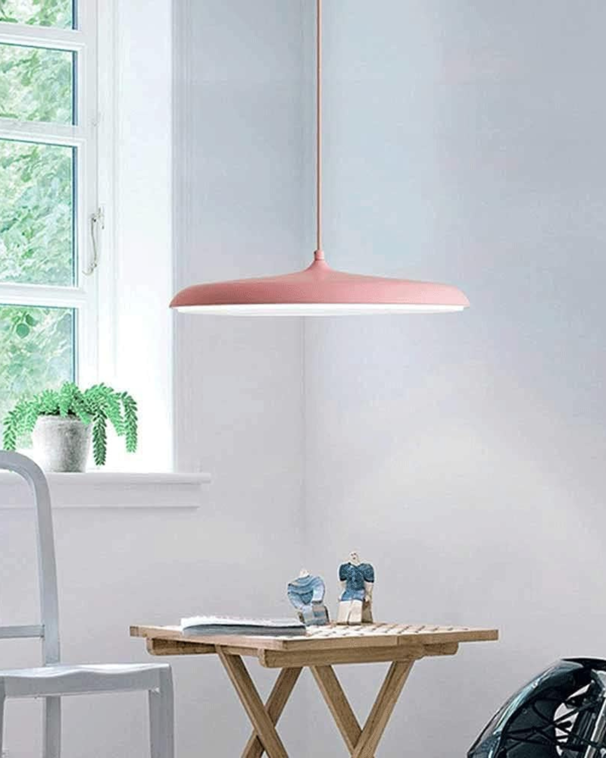 Ronde Hanglamp met Zachte Lichtverspreiding Zwart Grijs Groen Roze Wit Oranje ø25cm ø40cm Modern Scandinavisch Design voor Eetkamer Woonkamer Werkplek | Sansoti