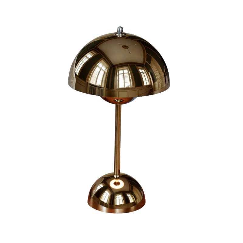 Designer Flower Table Lamp Metal with Dimmer Scandinavian Style | Sansoti