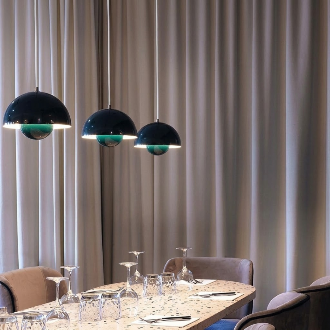 Suspension avec jardinière, design scandinave, métal E27, lumière blanc chaud, câble réglable, pour salon ou cuisine | Sansoti