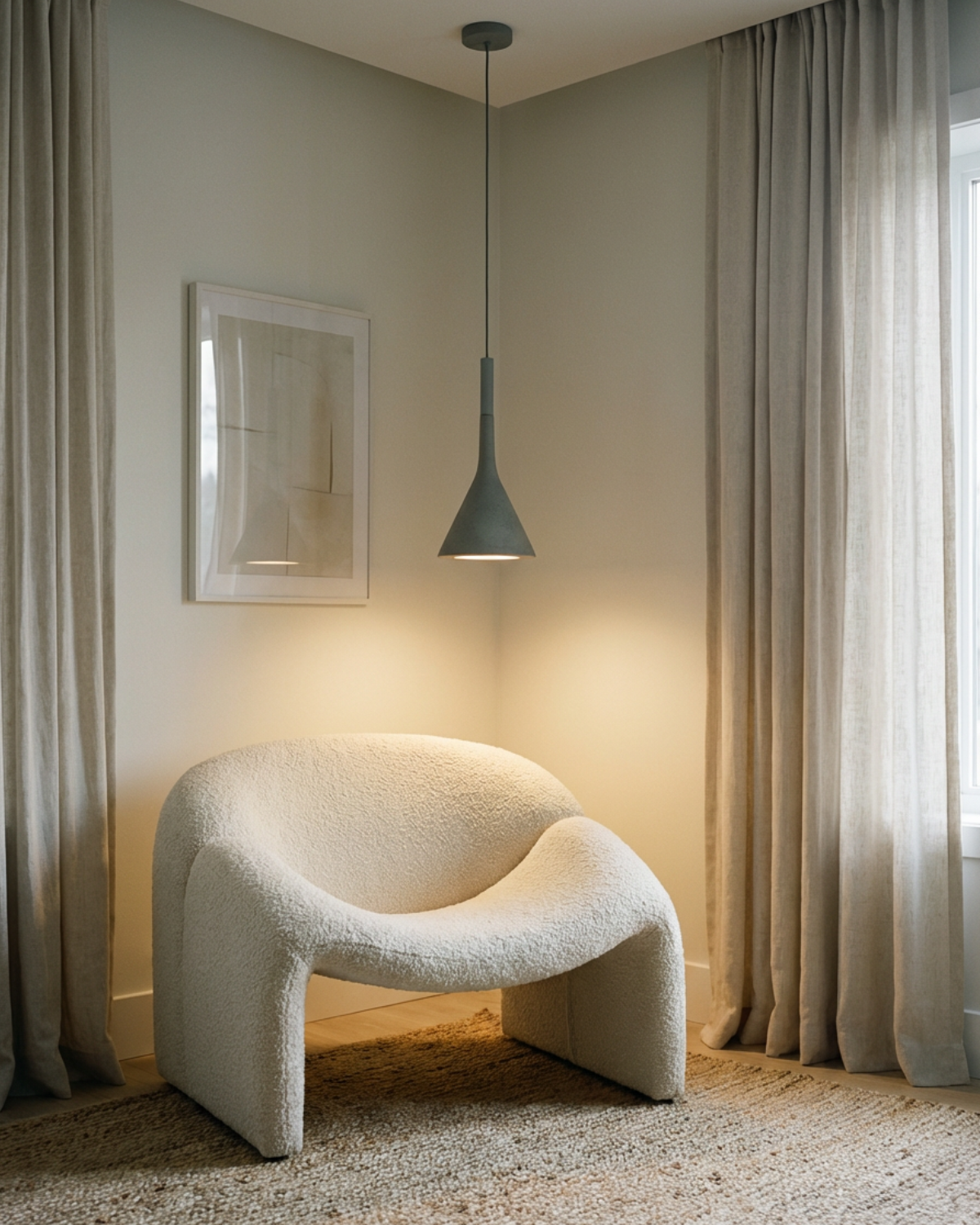 Conische Hanglamp met Gericht Licht – Strak Design voor Tafel- en Accentverlichting | Sansoti