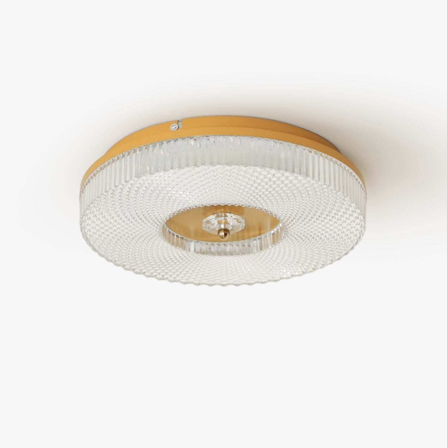 LED Plafondlamp Rond IJzer Acryl Dimbaar 3000K 4000K 6000K Zwart Wit Goud | Sansoti
