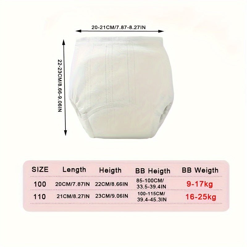 Reusable Potty Training Underwear for Children Cotton Breathable Washable Leakproof Elastic Comfortable | Sansoti