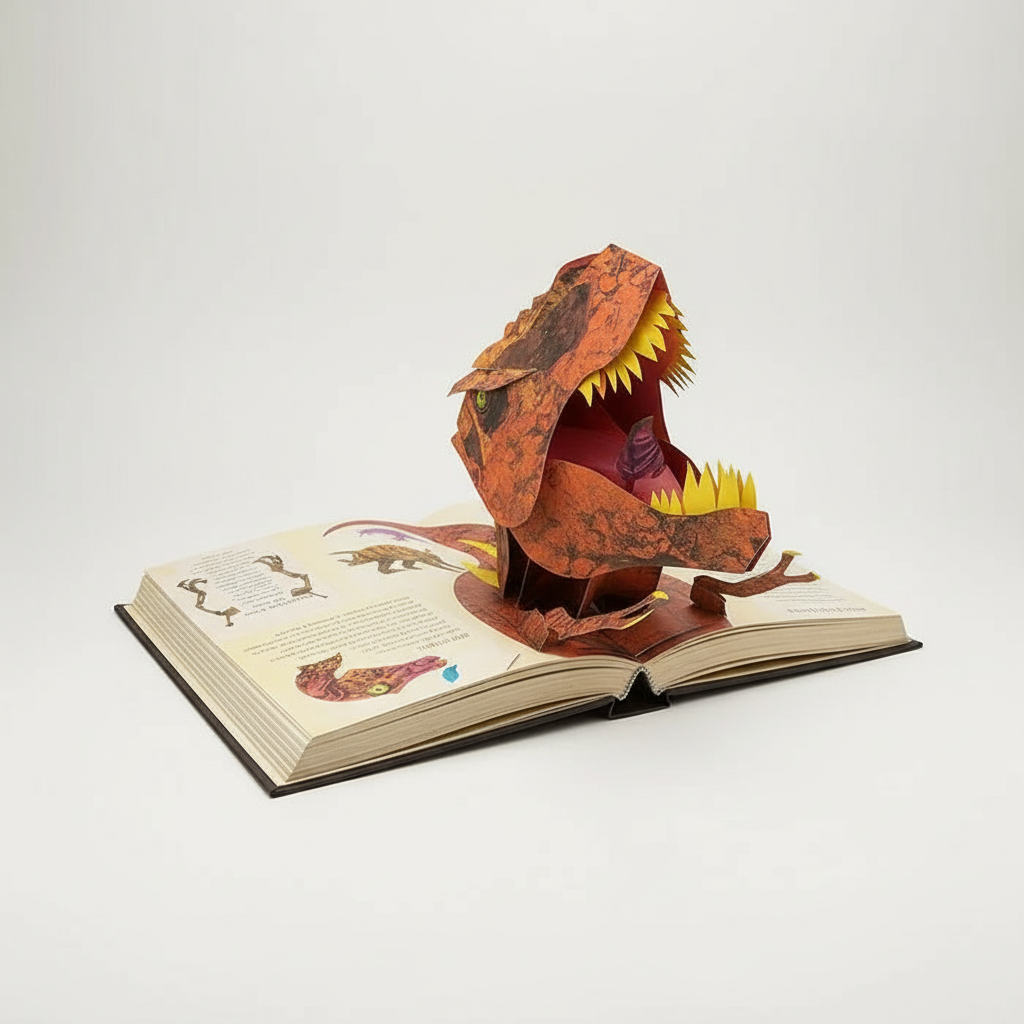 3D Pop-up Boek Dinosaurus – Interactief Kinderboek met Pop-up Scènes – Educatief Prentenboek Prehistorie | Sansoti