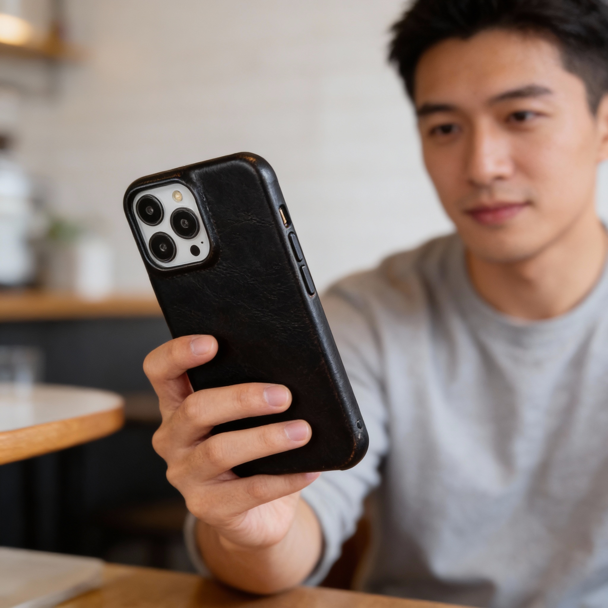 Stornfield | Oil Wax Genuine Leather Apple iPhone Case