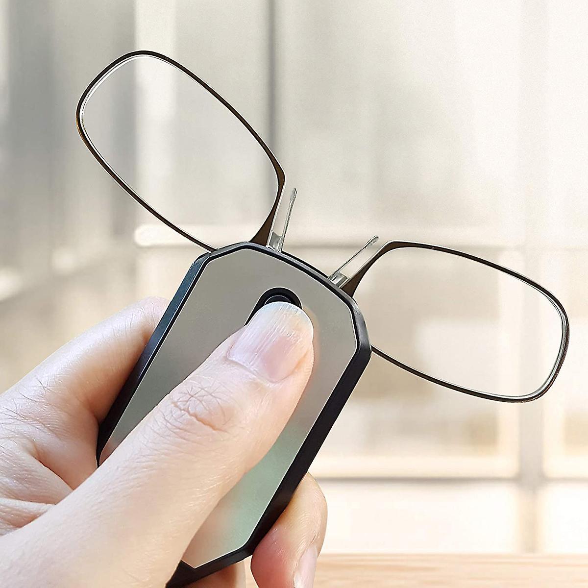 Leesbril Sleutelhanger Compact Flexibel Dun Design Inclusief Hoesje | Sansoti