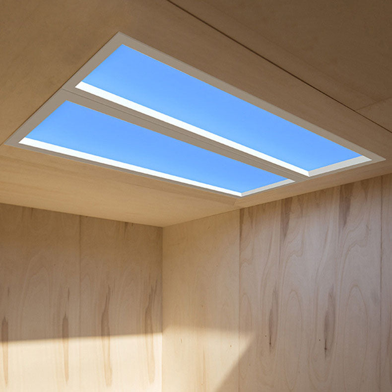 Daglichtlamp Plafond LED Ingebouwd Metaal 60x30cm Woonkamer Slaapkamer Hemelraam Daglicht Simulatie Smart Tuya Dimbaar | Sansoti