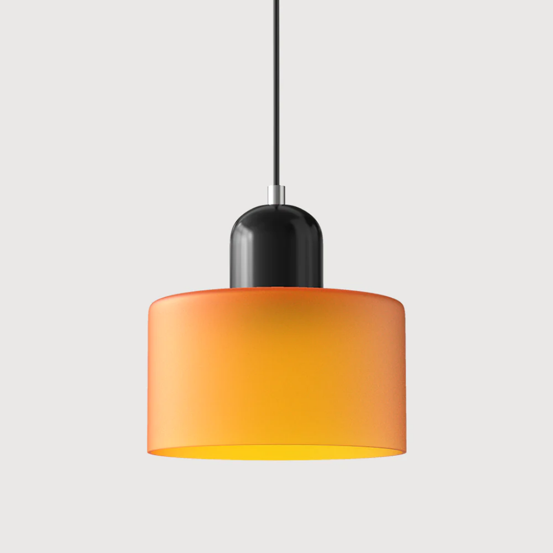 Sansoti | Lismeno Retro Hanglamp – Glazen Hanglamp met Warm Licht voor Eettafel, Keuken & Woonkamer