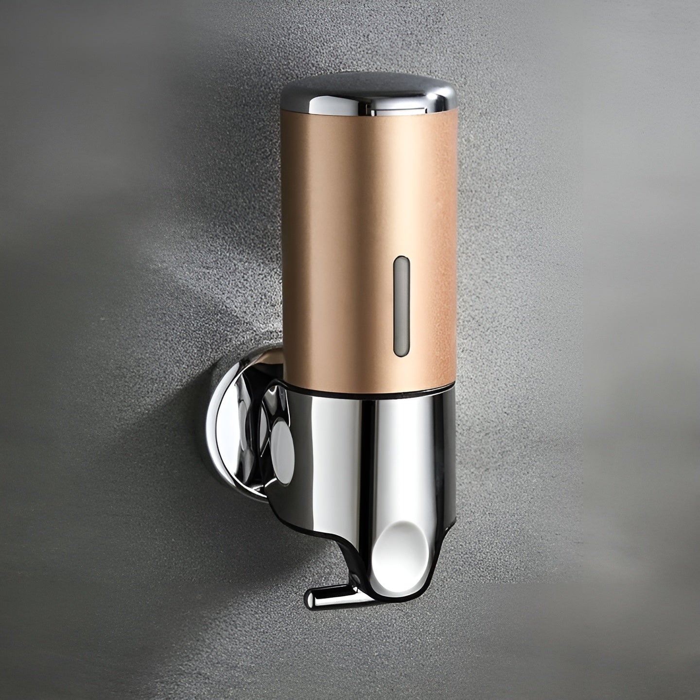 Wandzeepdispenser 500ml Wandmontage RVS Chroom Badkamer Keuken Enkel Dubbel Drievoudig Vloeibare Zeep | Sansoti
