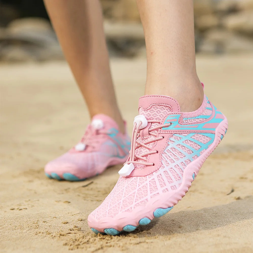 Sneldrogende Waterschoenen Dames Heren Ademend Mesh Anti-Slip Zool Zwemmen Strand Surf Yoga Watersport | Sansoti