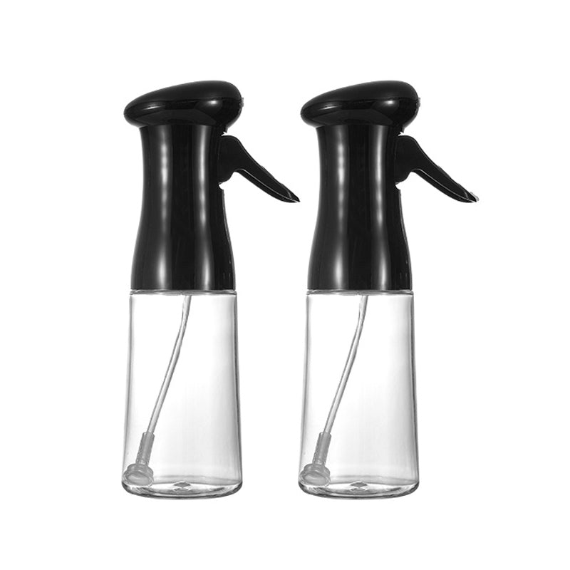 Olie Sprayfles met Luchtdruksysteem 200ml Transparant Zwart Wit Keuken Barbecue Bakken Doseerfunctie | Sansoti