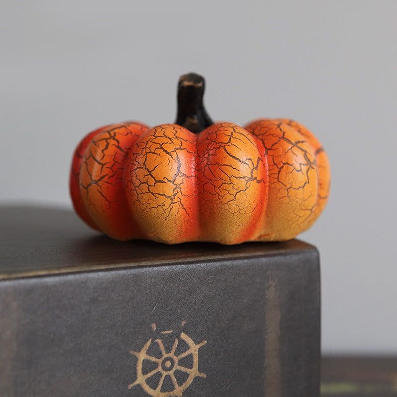 Halloween-Kürbis-Dekolampe LED Orangefarbenes Leuchten Stimmungsbeleuchtung Batterie Gruselig Innenbereich Außenbereich Garten | Sansoti