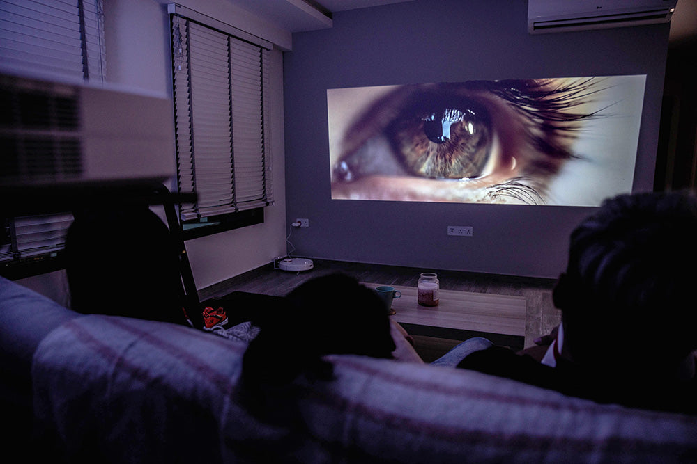 Compacte Mini-Beamer met LED-Projectie – Draagbaar Home Cinema Systeem voor Films en Series | Sansoti