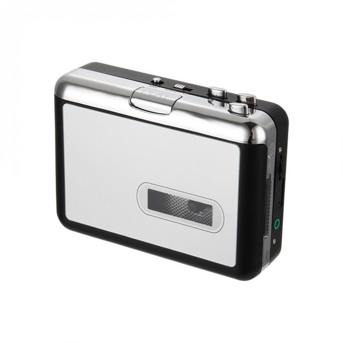 Convertisseur de cassette vers USB, lecteur de musique portable et appareil d’enregistrement avec casque, audio stéréo 128 Kbit/s | Sansoti