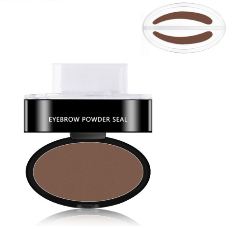 Wenkbrauwstempel Set met Poeder – Waterbestendig – Natuurlijke Finish – 3 Vormen – 3 Kleuren – Perfect voor Dagelijks Gebruik – Snelle Make-up Oplossing | Sansoti