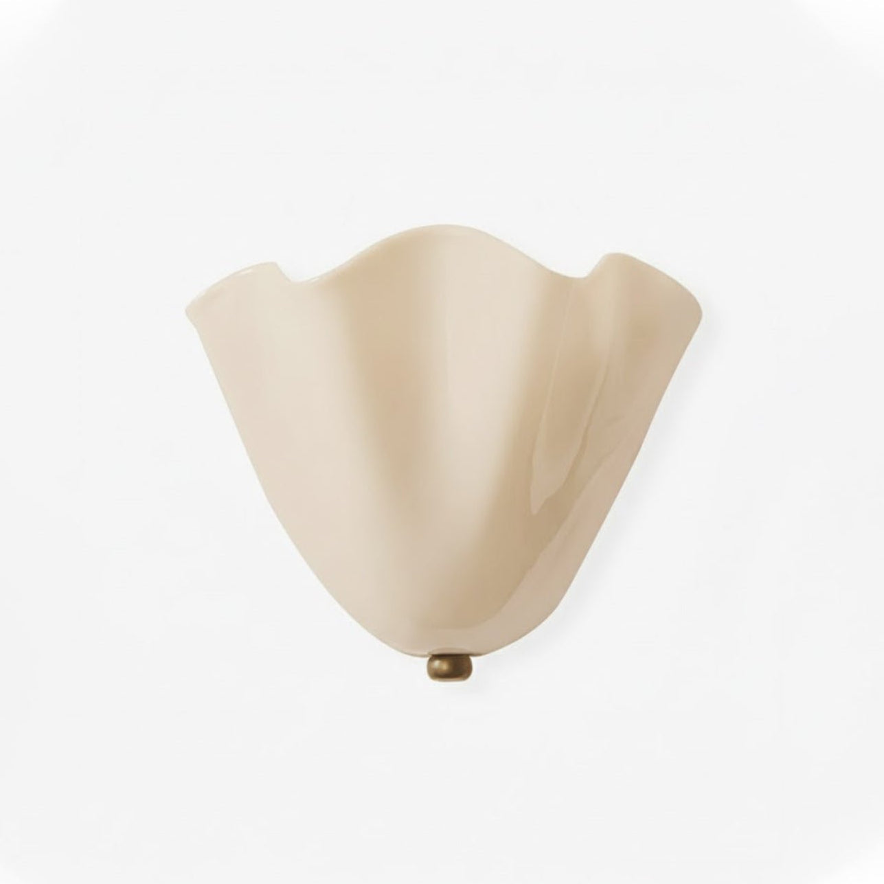 Petalia Wandlamp — Sculptural Petal-Geïnspireerde Glazen Wandverlichting met G9 Fitting en Hardwired Installatie (28 × 25 × 13 cm) | Sansoti