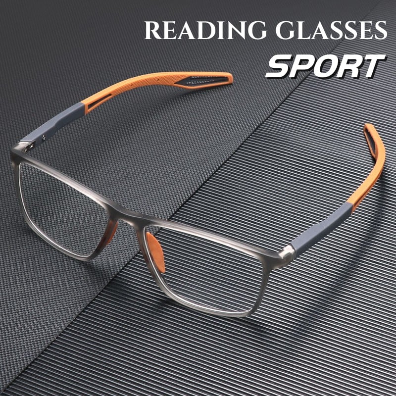 Sportieve Ultralight Anti-Blauw Licht Progressieve Leesbril Titanium Montuur | Sansoti