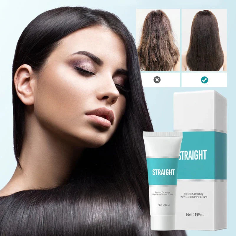 Keratine Haarstijlcrème voor Glad Steil Haar Verzorging Natuurlijke Ingrediënten Professionele Thuisbehandeling | Sansoti