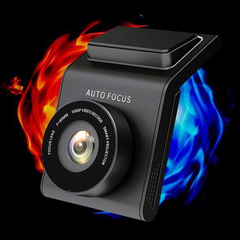 HD Dashcam met Bewegingsdetectie en Nachtzicht 1080P voor Auto | Compacte Camera met Zelfklevende Montage | Sansoti