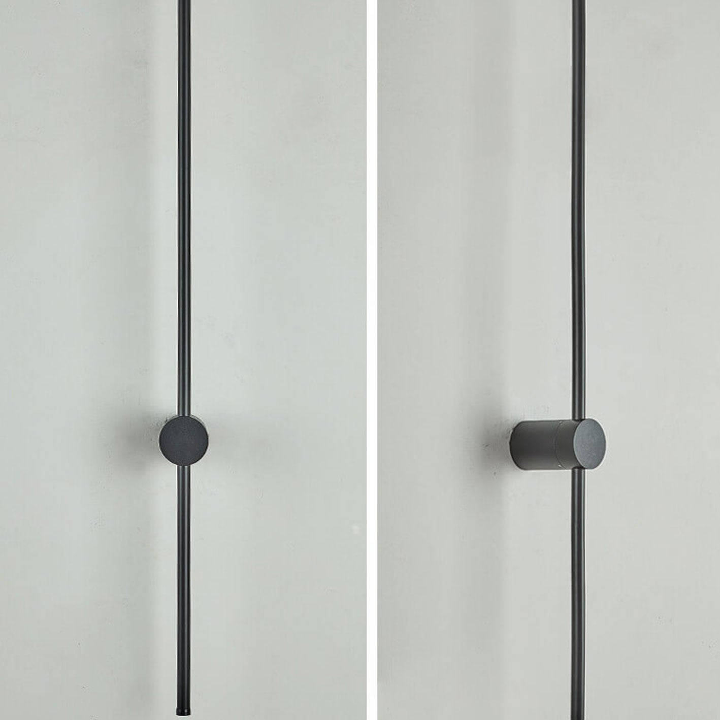 Wandlamp LED Staf Aluminium Zwart Goud 60cm 80cm Woonkamer Slaapkamer Studeerkamer Lijnlamp Minimalistisch Modern Sfeerlamp | Sansoti