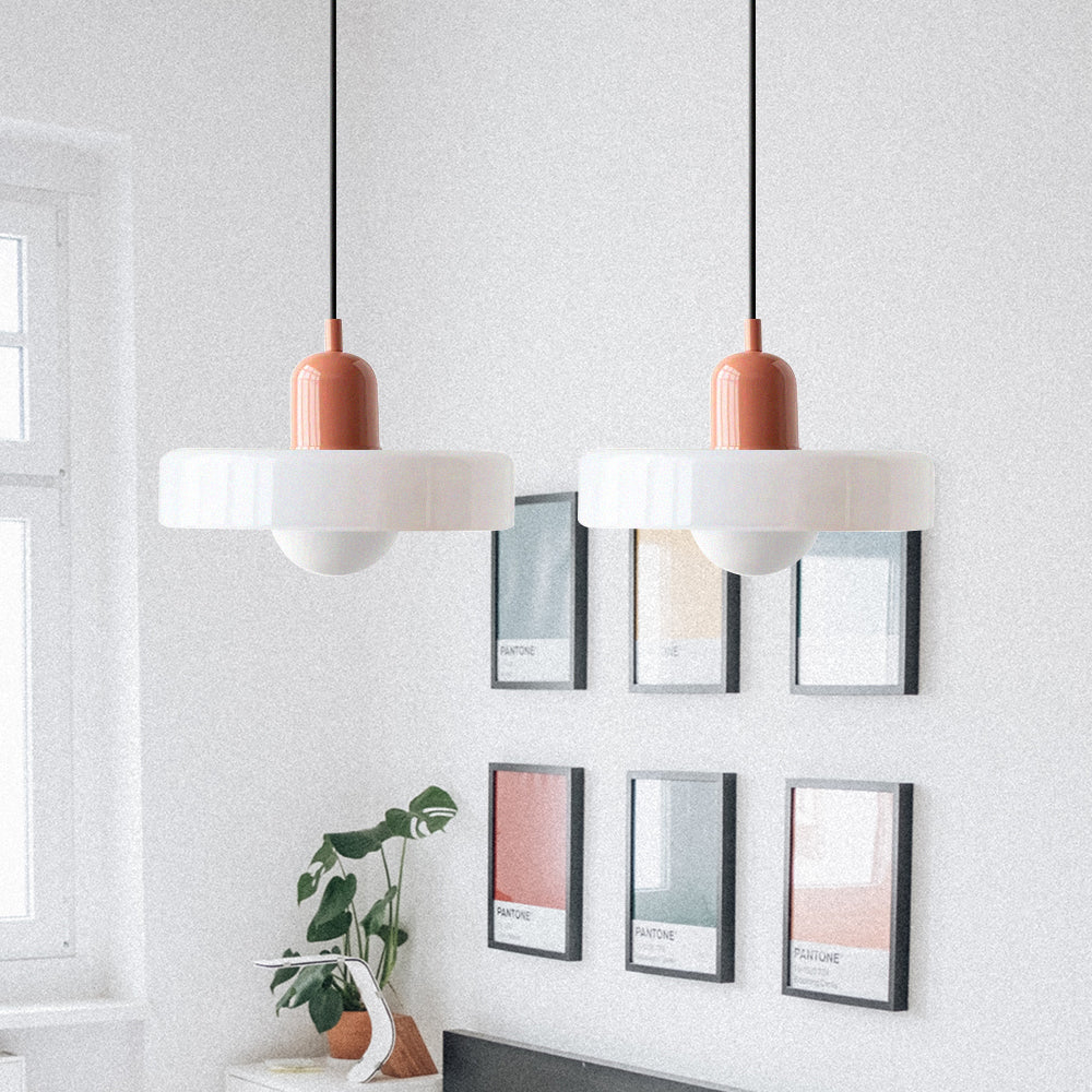 Luccon Doppelte Hängeleuchte Glas G9 35 cm Modern Esstisch Wohnzimmer Design Beleuchtung | Restfield