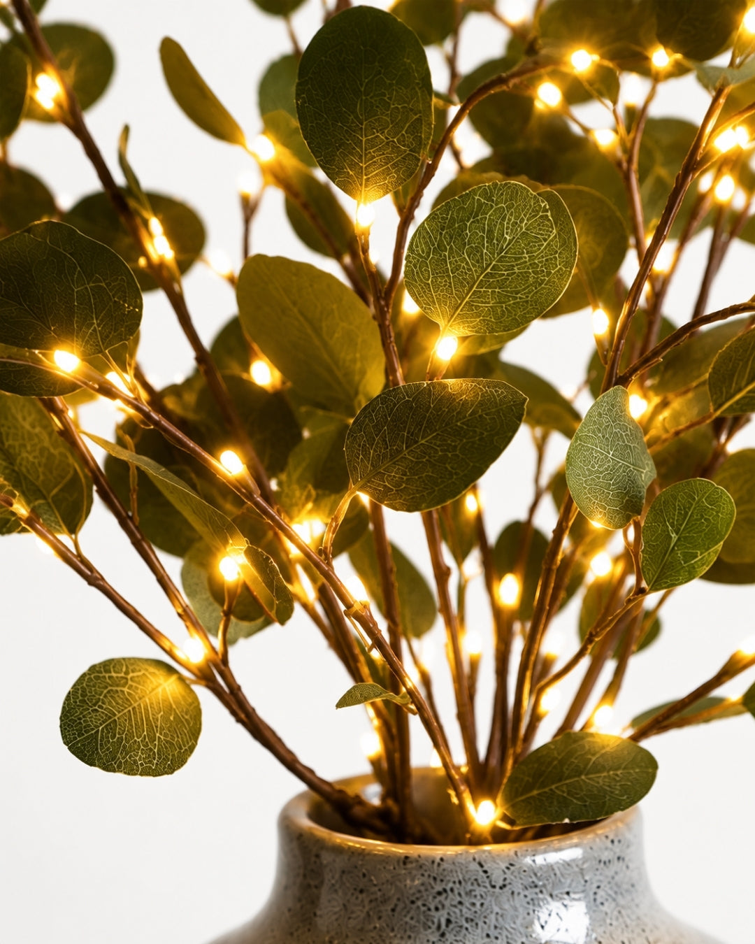 Decoratieve LED Verlichtingstak met Natuurlijke Bloesemvorm 70cm – Flexibele Sfeerverlichting voor Vazen en Schoorsteenmantels | Sansoti