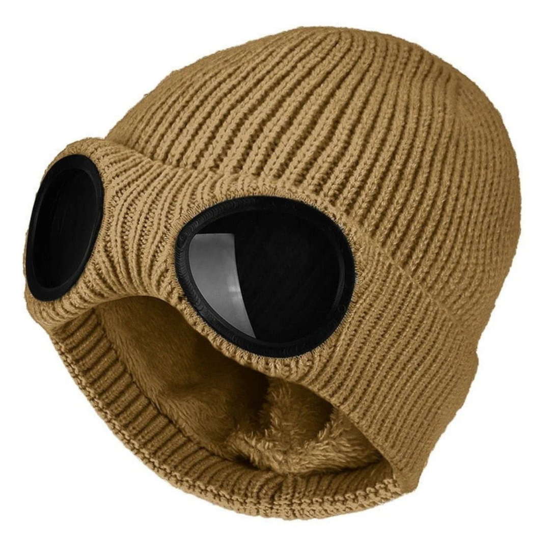 Gebreide Wintermuts met Opklapbare Bril Unisex Warm Winddicht Polyester Elastisch Skiën Outdoor One Size | Sansoti