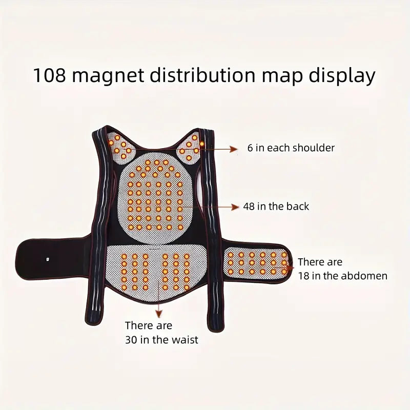 Magnetische Rugbrace met Infrarood Therapie voor Lumbale Ondersteuning Houding en Rugpijn Verlichting | Sansoti
