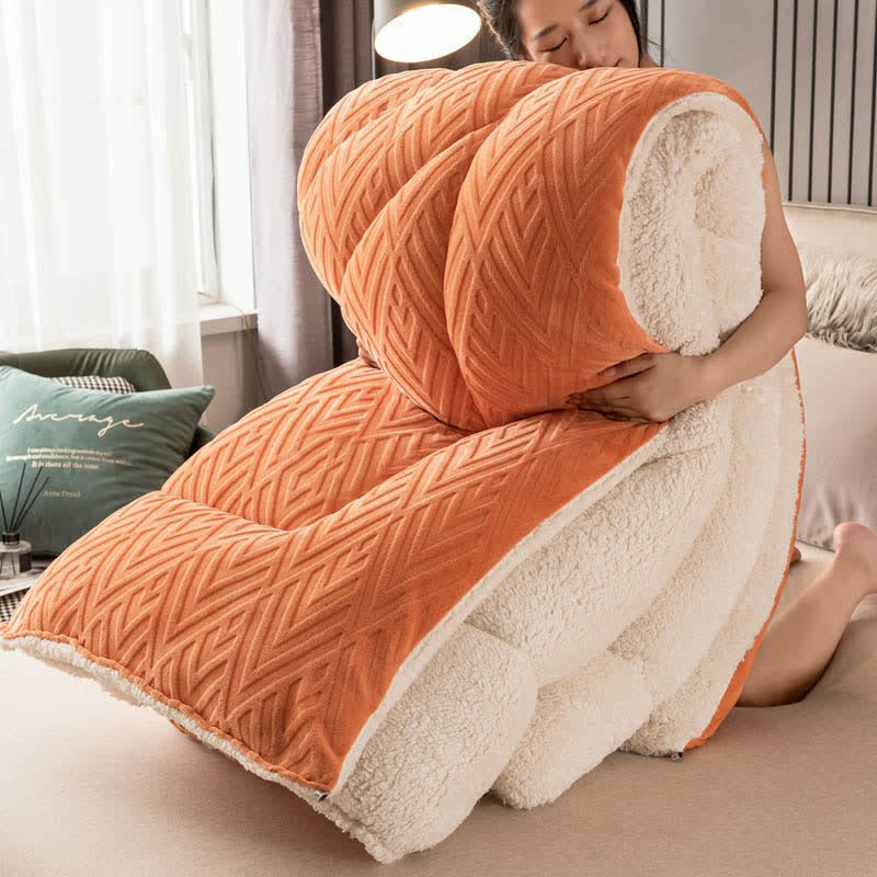 Dikke Sherpa Winterdeken met Quiltkern – Extra Warm, Zacht & Fluffy | Sansoti